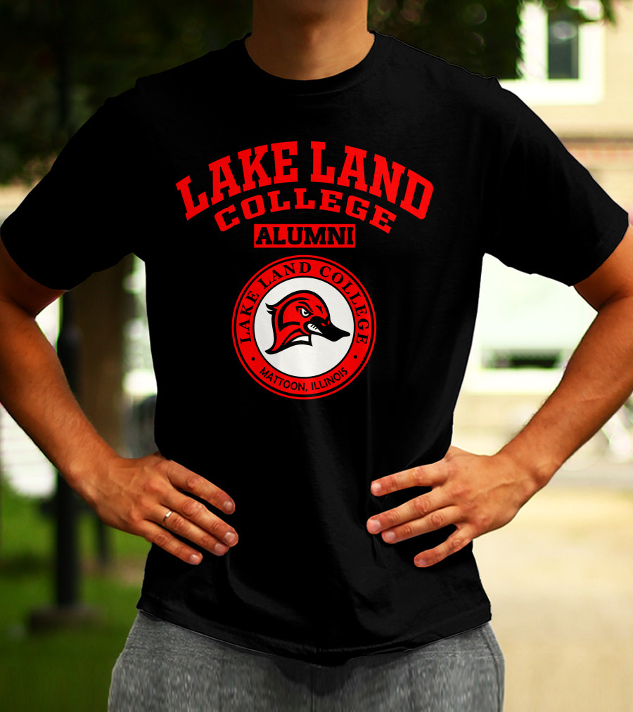 Lake Land College Alumni Mattoon Illinois Red Bird T-Shirt