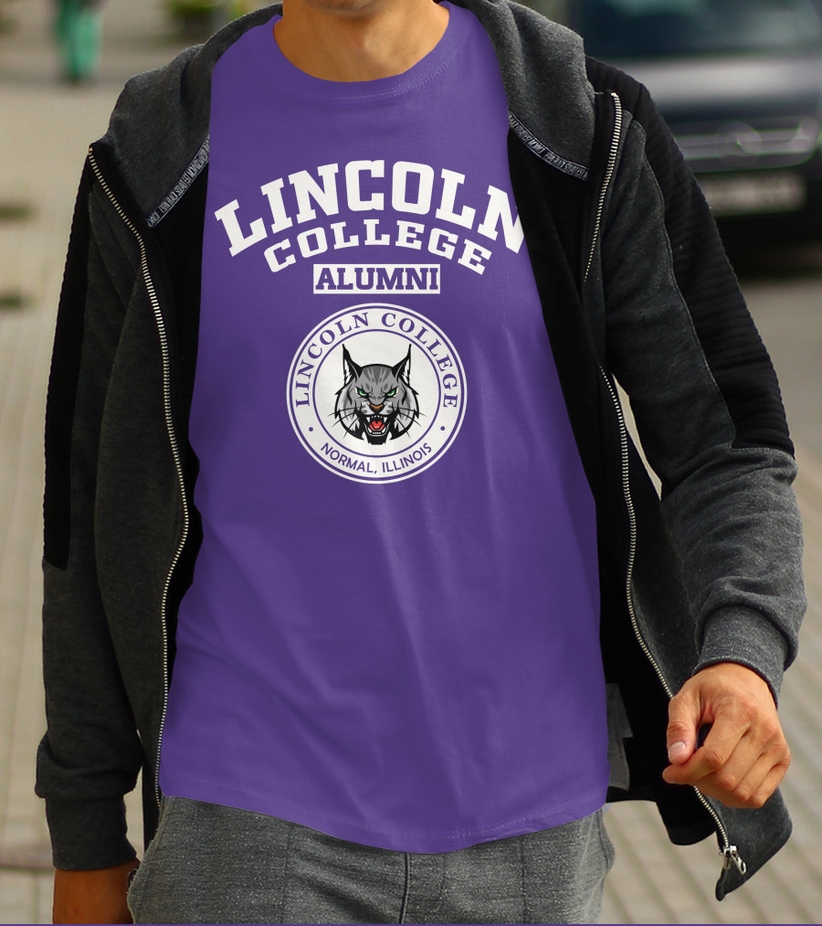 LINCOLN COLLEGE ALUMNI NORMAL ILLINOIS WILDCAT T-Shirt