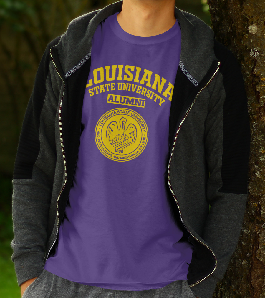 Louisiana State University Alumni Emblem 1860 T-Shirt