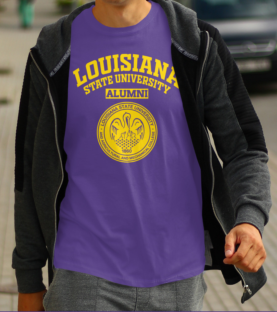 Louisiana State University Alumni Emblem 1860 T-Shirt