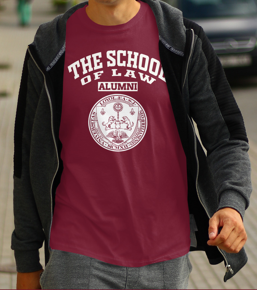 The School Of Law Alumni Loyola Universitas Seal T-Shirt