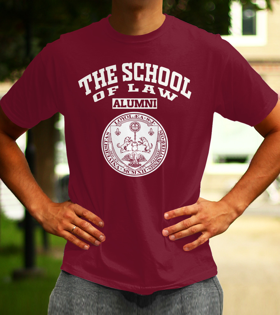 The School Of Law Alumni Loyola Universitas Seal T-Shirt