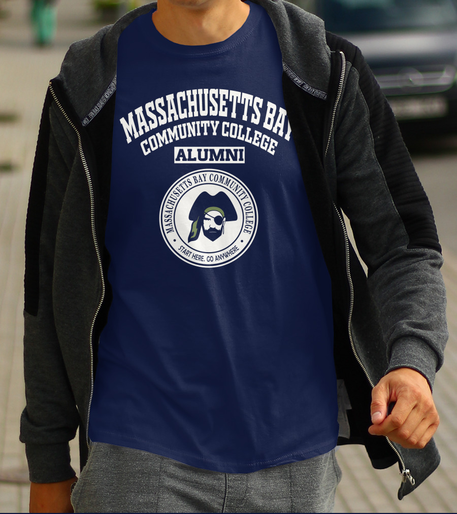 Massachusetts Bay Community College Alumni Start Here Go Anywhere T-Shirt