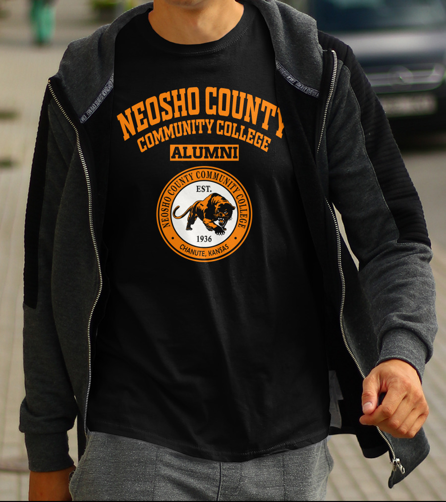 Neosho County Community College Alumni EST 1936 Chanute Kansas Panther T-Shirt