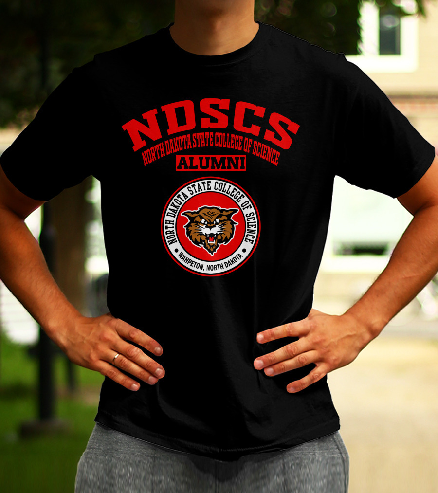 NDSCS North Dakota State College Of Science Alumni Wahpeton Wildcat T-Shirt
