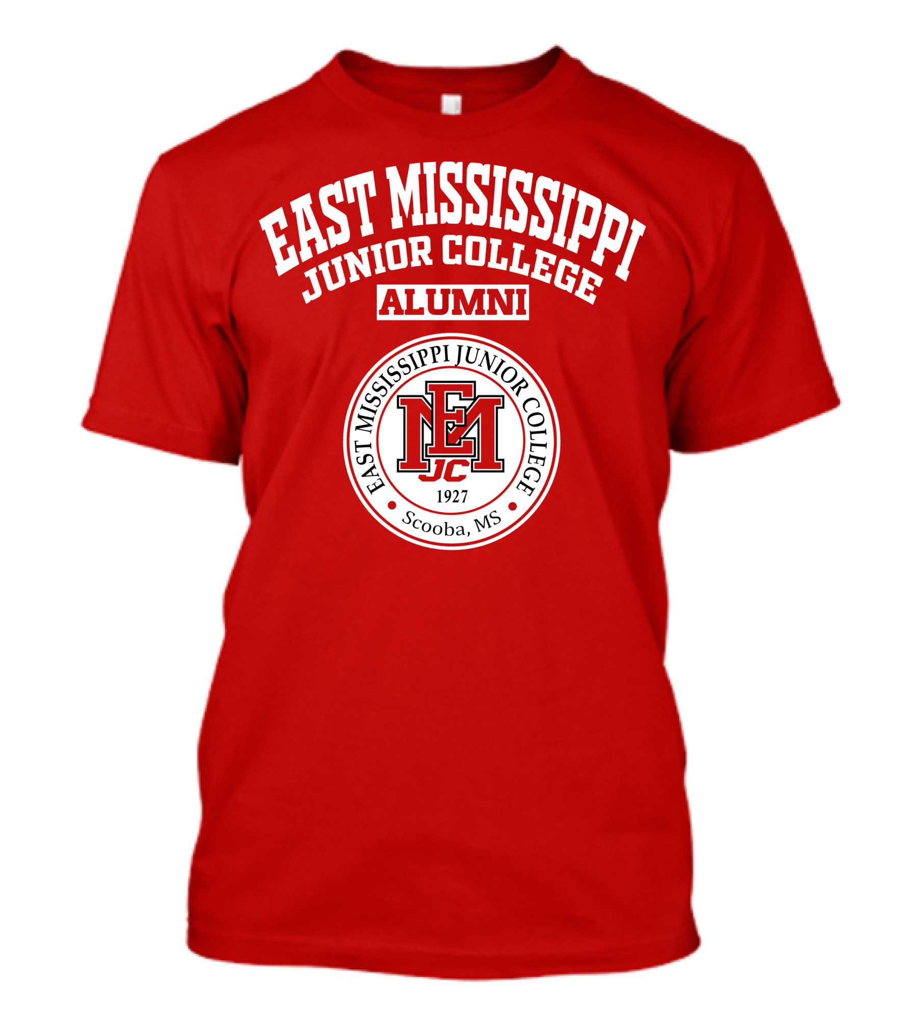 East Mississippi Junior College Alumni Logo Scooba MS 1927 T-Shirt