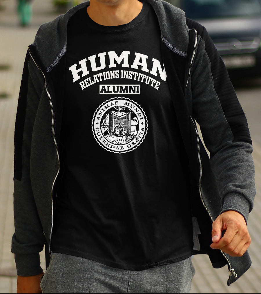 Human Relations Institute Alumni Animae Mundi Colendae Gratia T-Shirt