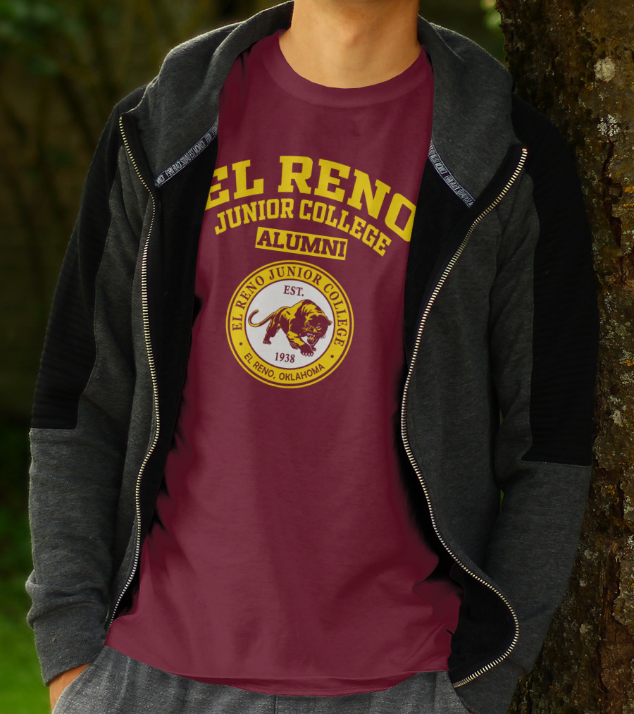 EL RENO JUNIOR COLLEGE ALUMNI EST 1938 EL RENO OKLAHOMA T-Shirt
