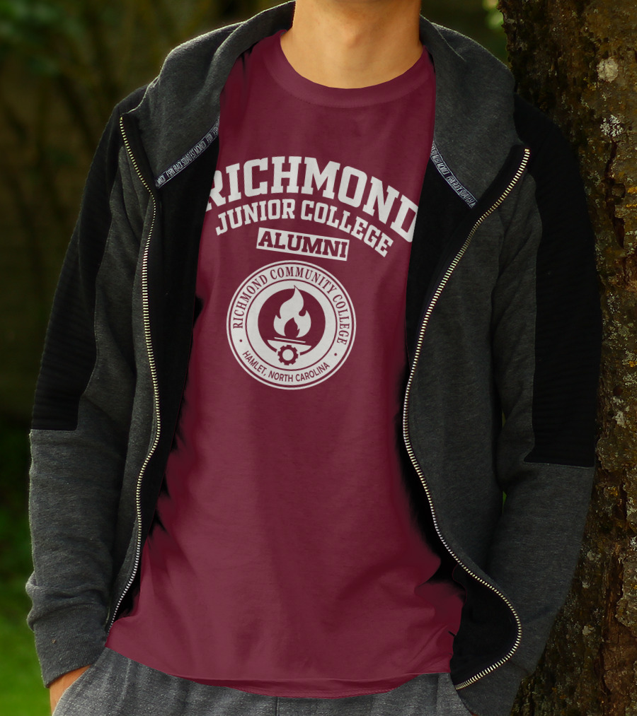 Richmond Junior College Alumni Richmond Community College Hamlet North Carolina T-Shirt