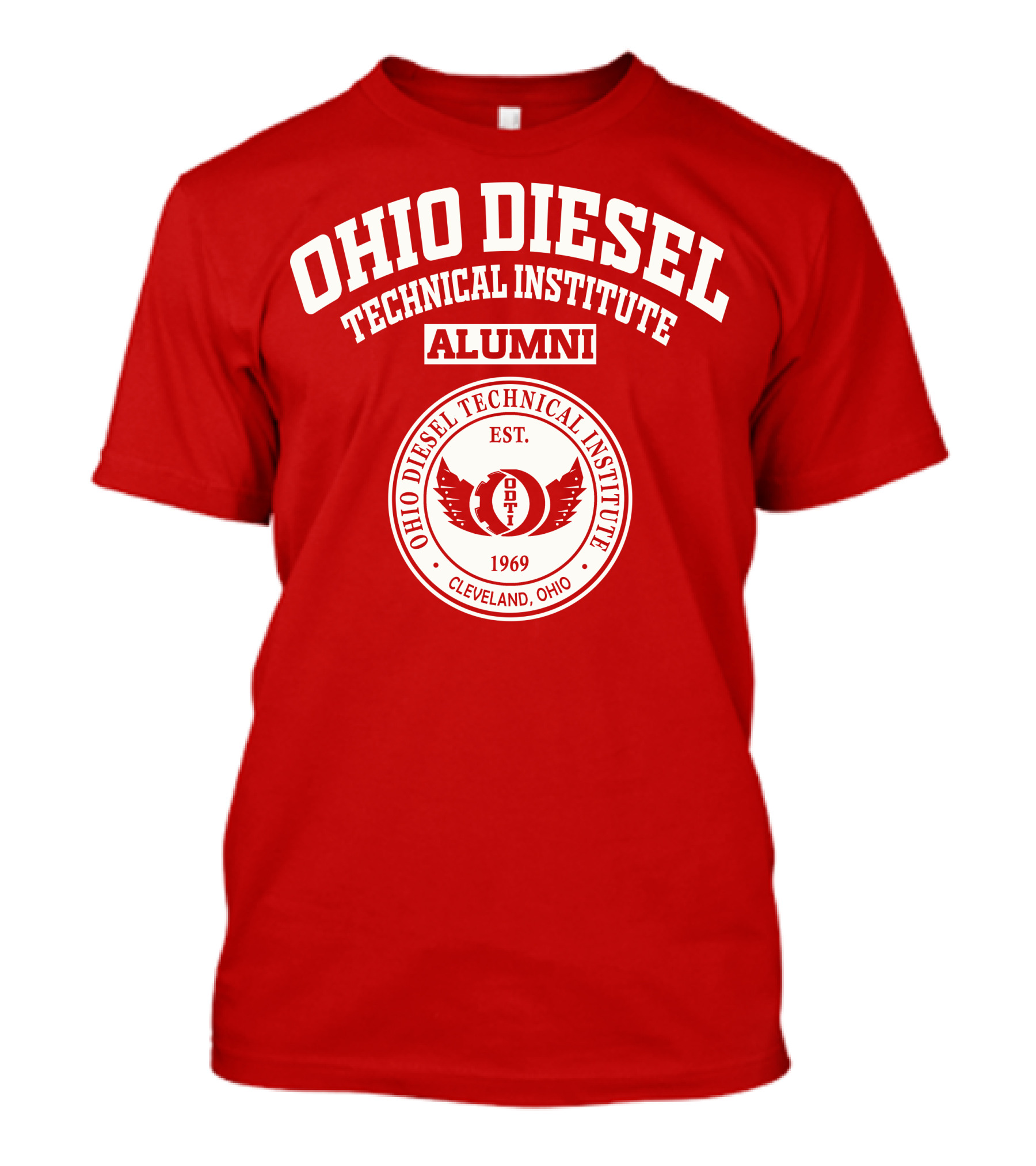 Ohio Diesel Technical Institute Alumni EST. 1969 Cleveland Ohio T-Shirt