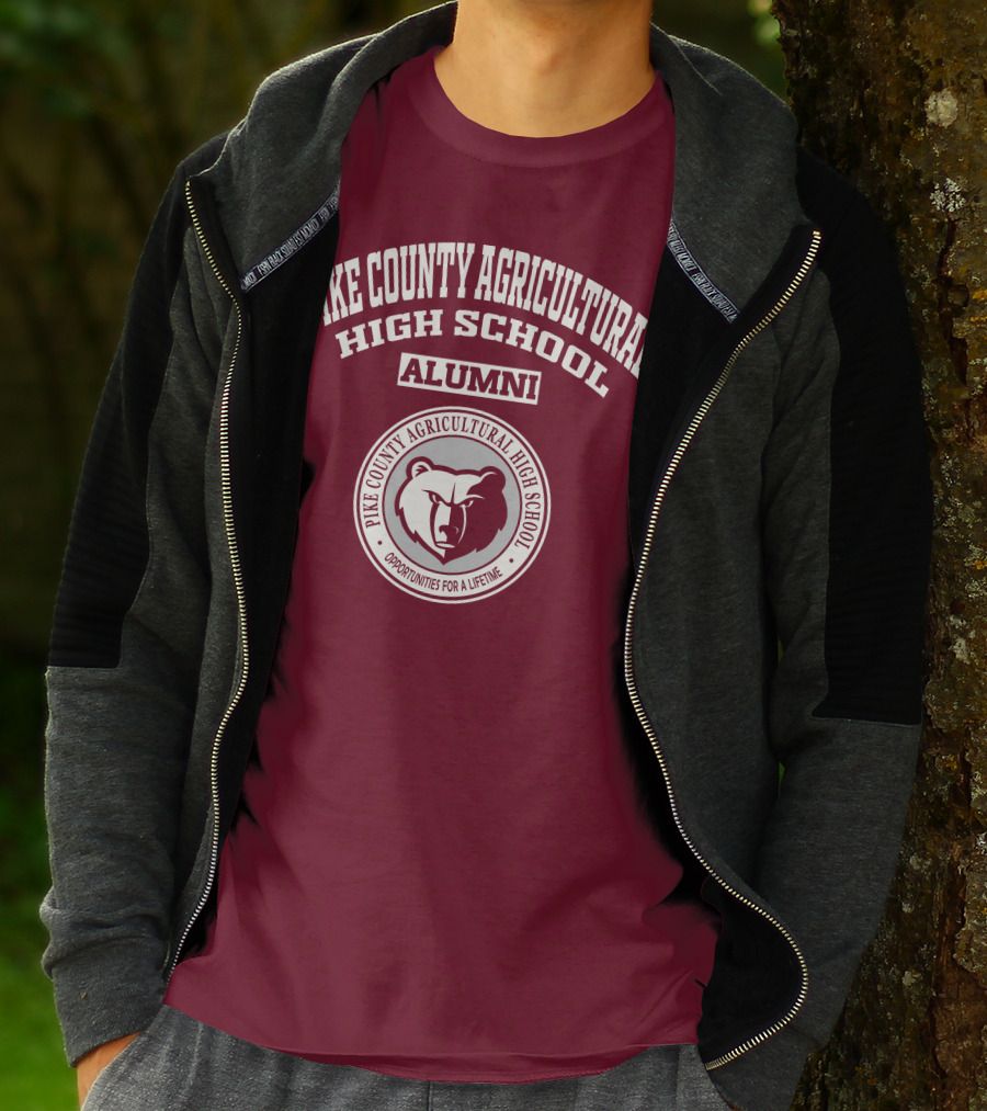 Pike County Agricultural High School Alumni Opportunities For A Lifetime Bear T-Shirt