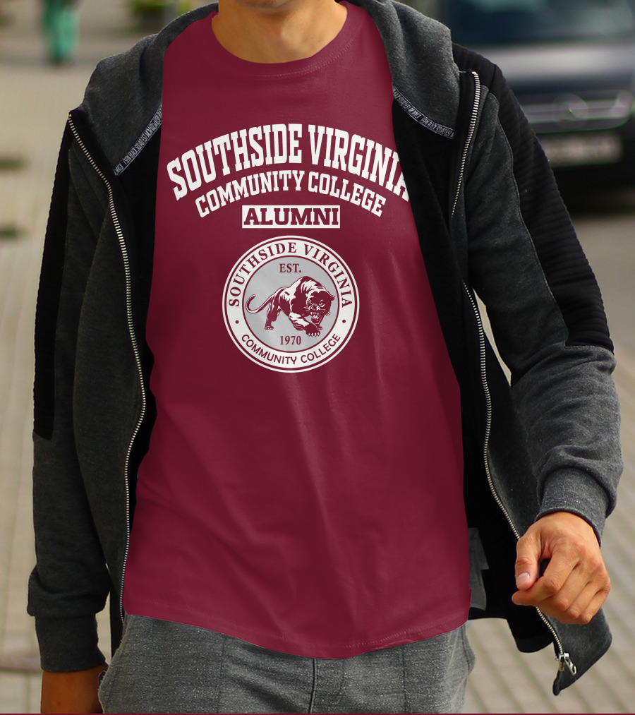 Southside Virginia Community College Alumni Est. 1970 Lion Emblem T-Shirt