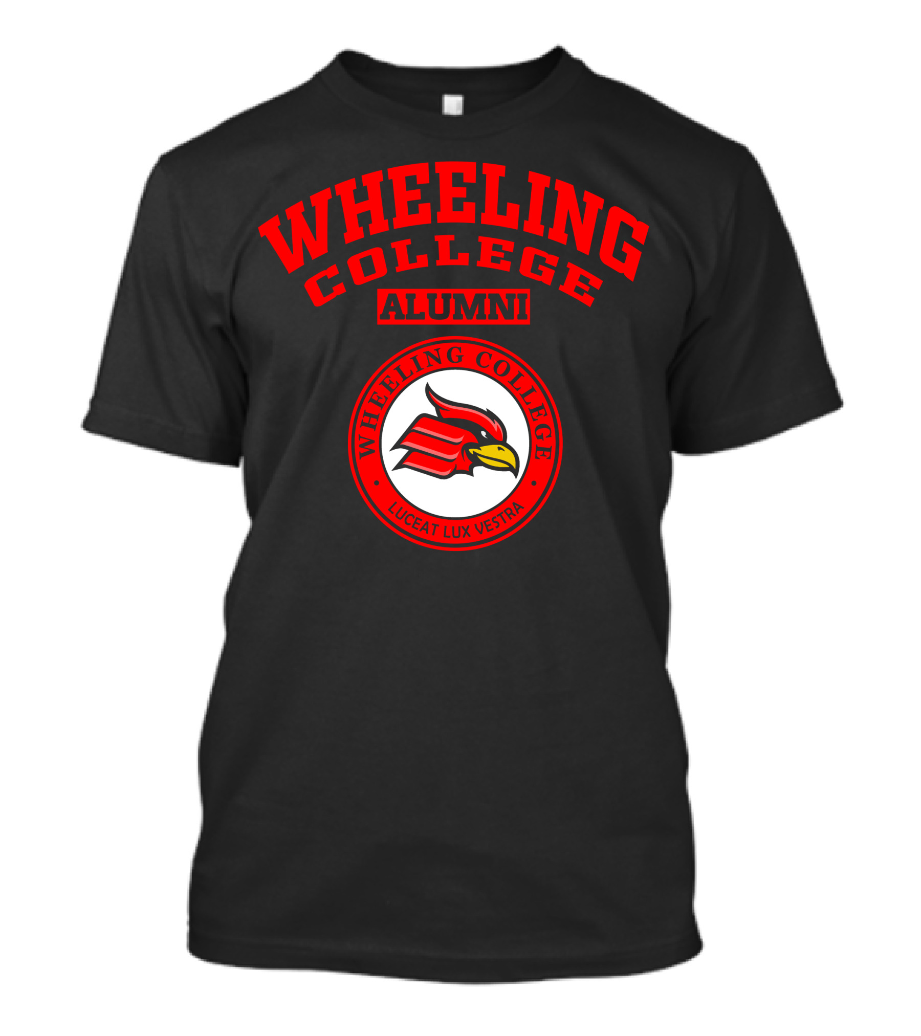 Wheeling College Alumni Cardinal Seal Luceat Lux Vestra T-Shirt