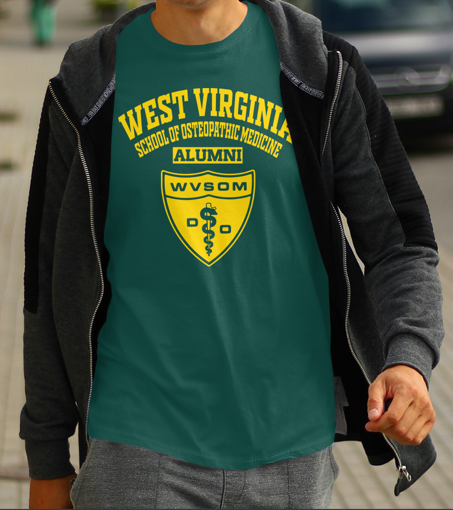 West Virginia School Of Osteopathic Medicine Alumni WVSOM DO Shield T-Shirt