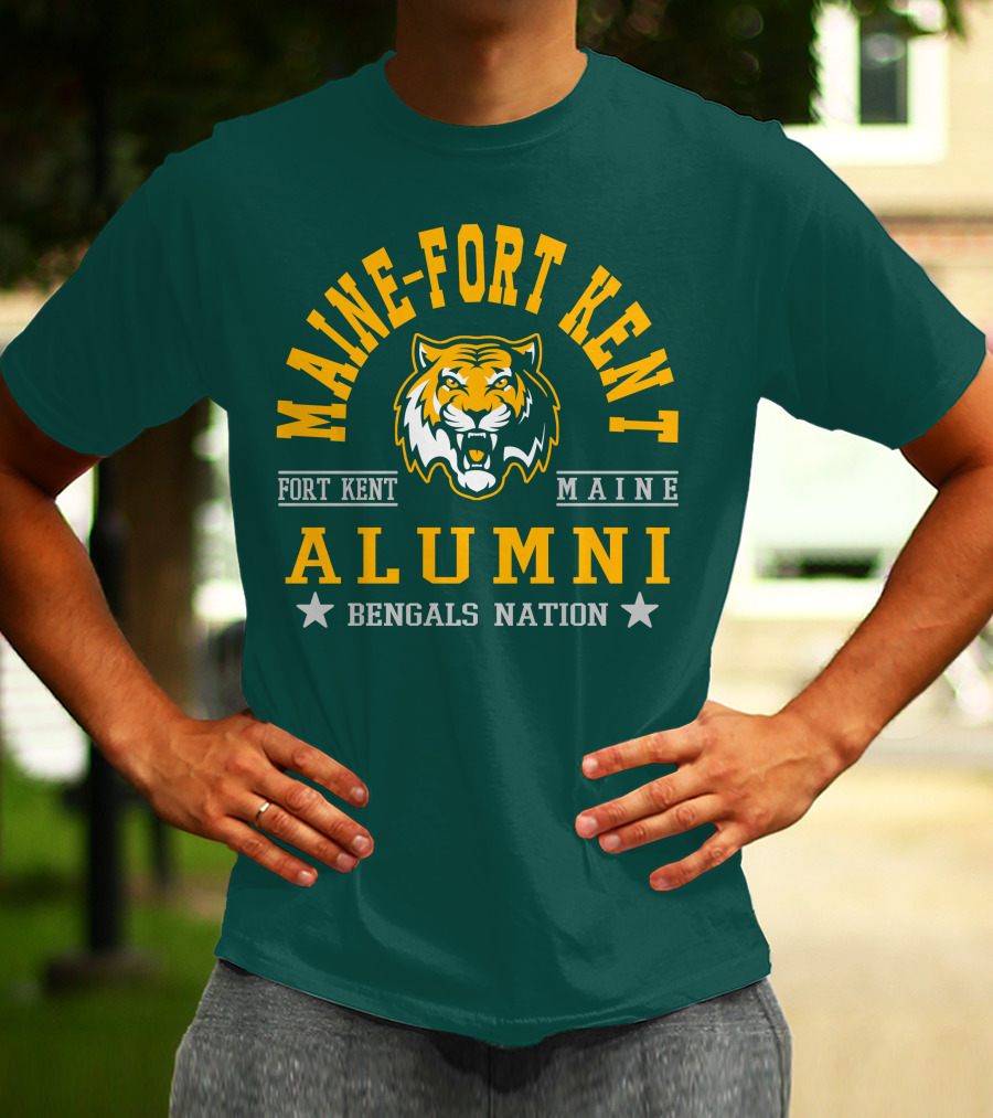 Maine-Fort Kent Alumni Bengals Nation Fort Kent Maine T-Shirt