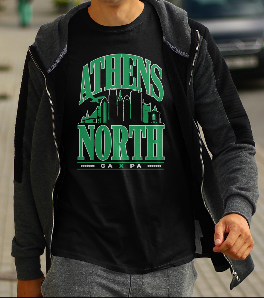 ATHENS NORTH GA PA Skyline T-Shirt