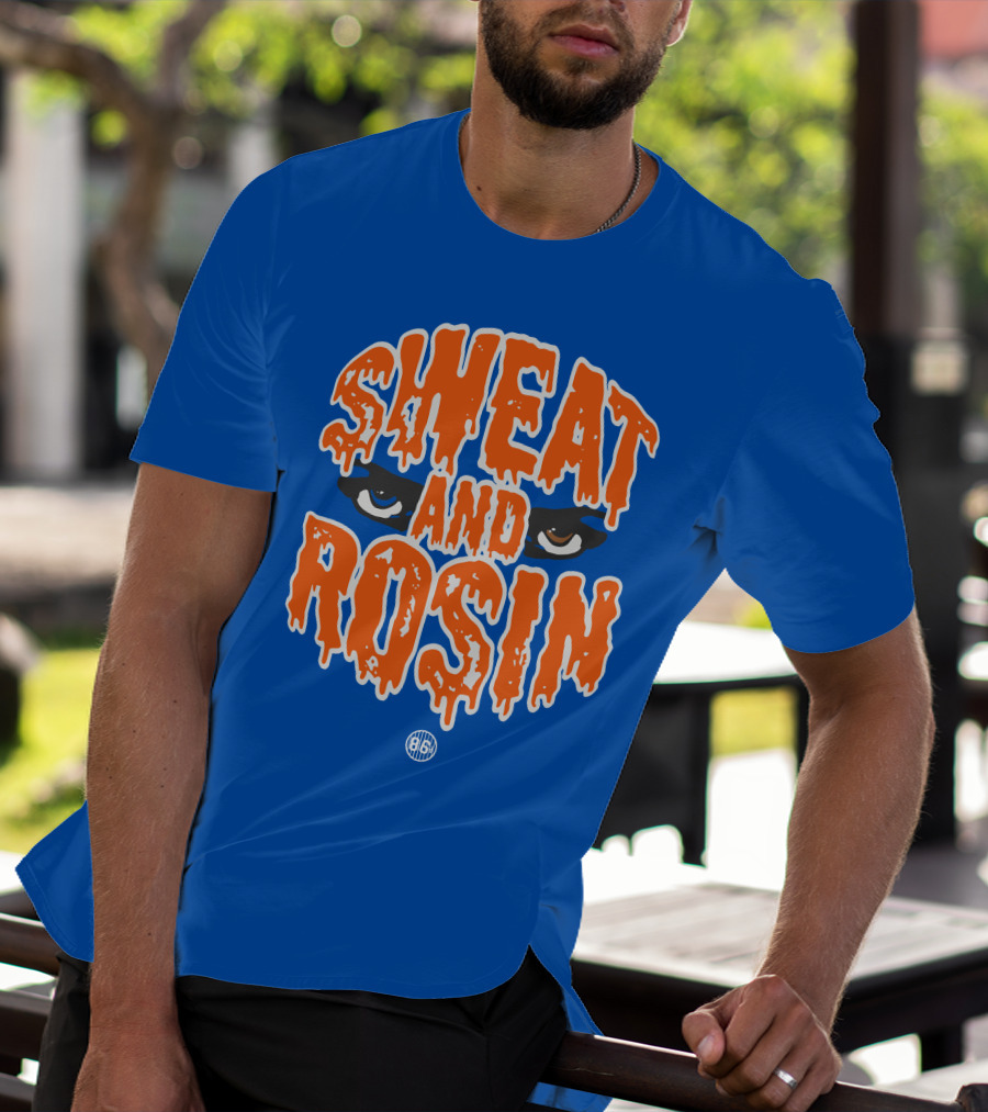 SWEAT AND ROSIN Eyes Dripping Orange 86 T-Shirt