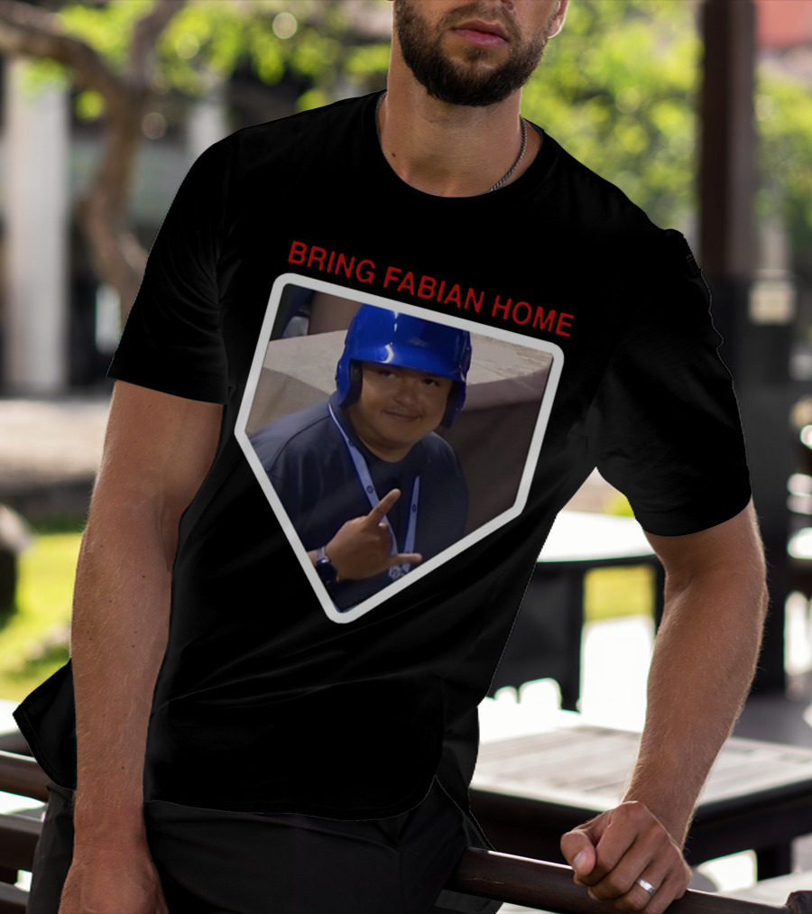 Bring Fabian Home Baseball Fan Moment T-Shirt