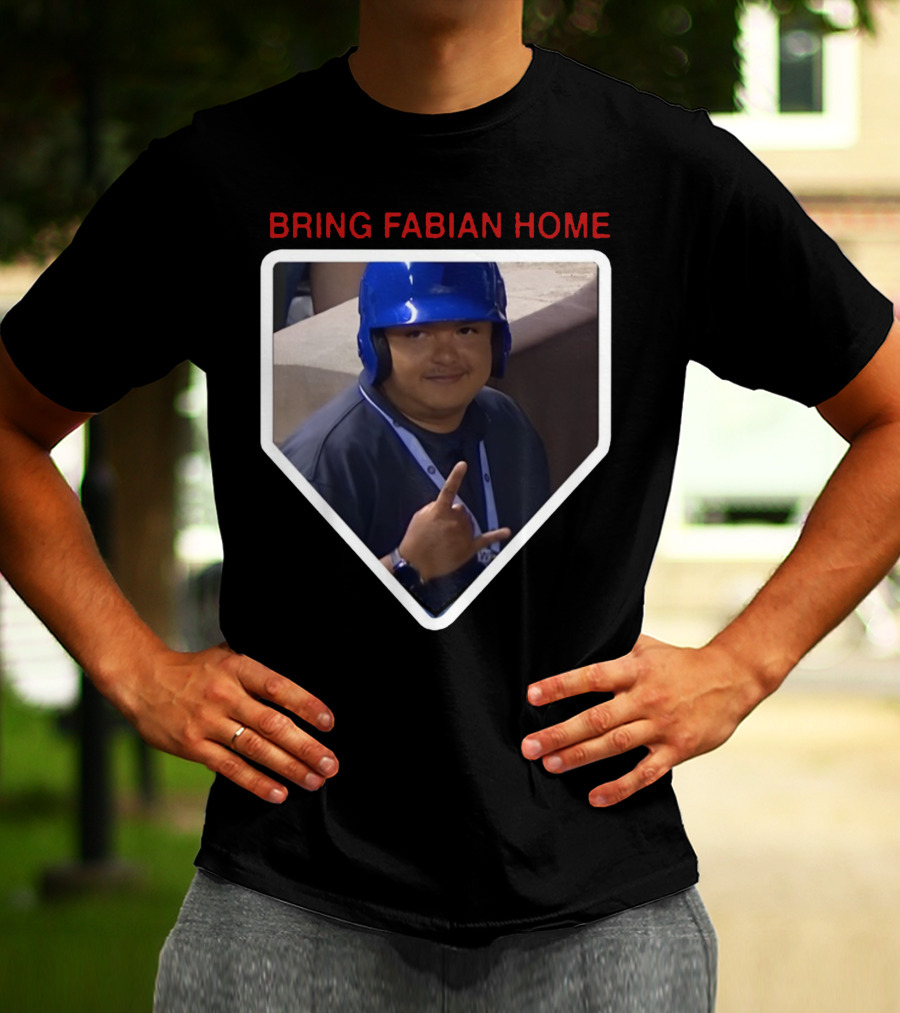 Bring Fabian Home Baseball Fan Moment T-Shirt