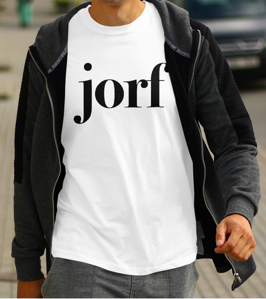 Jury Duty Jorf Text Black T-Shirt