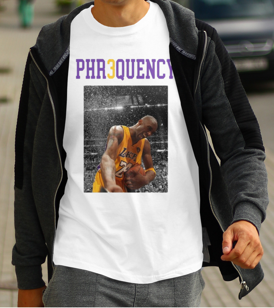 PHR3QUENCY Lakers 24 Basketball T-Shirt