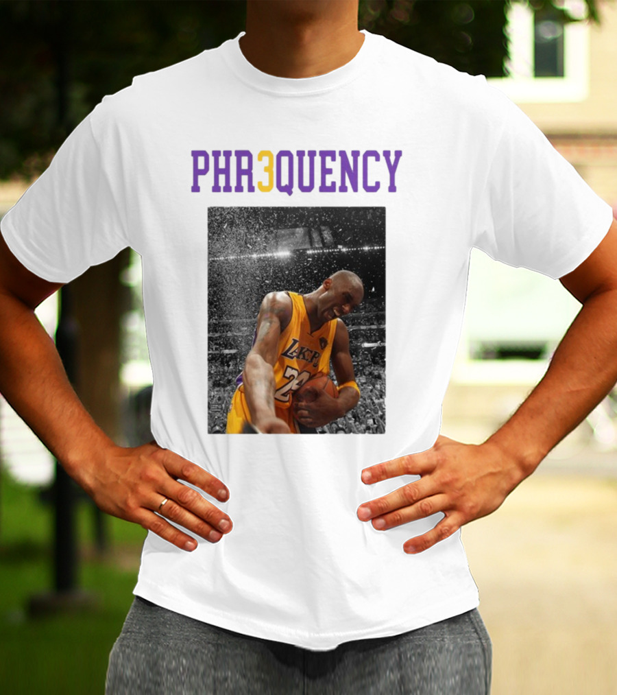 PHR3QUENCY Lakers 24 Basketball T-Shirt