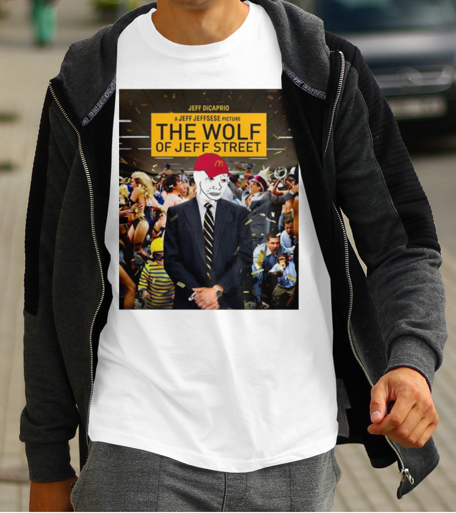 Jeff Dicaprio Jeff Jeffsese The Wolf Of Jeff Street T-Shirt