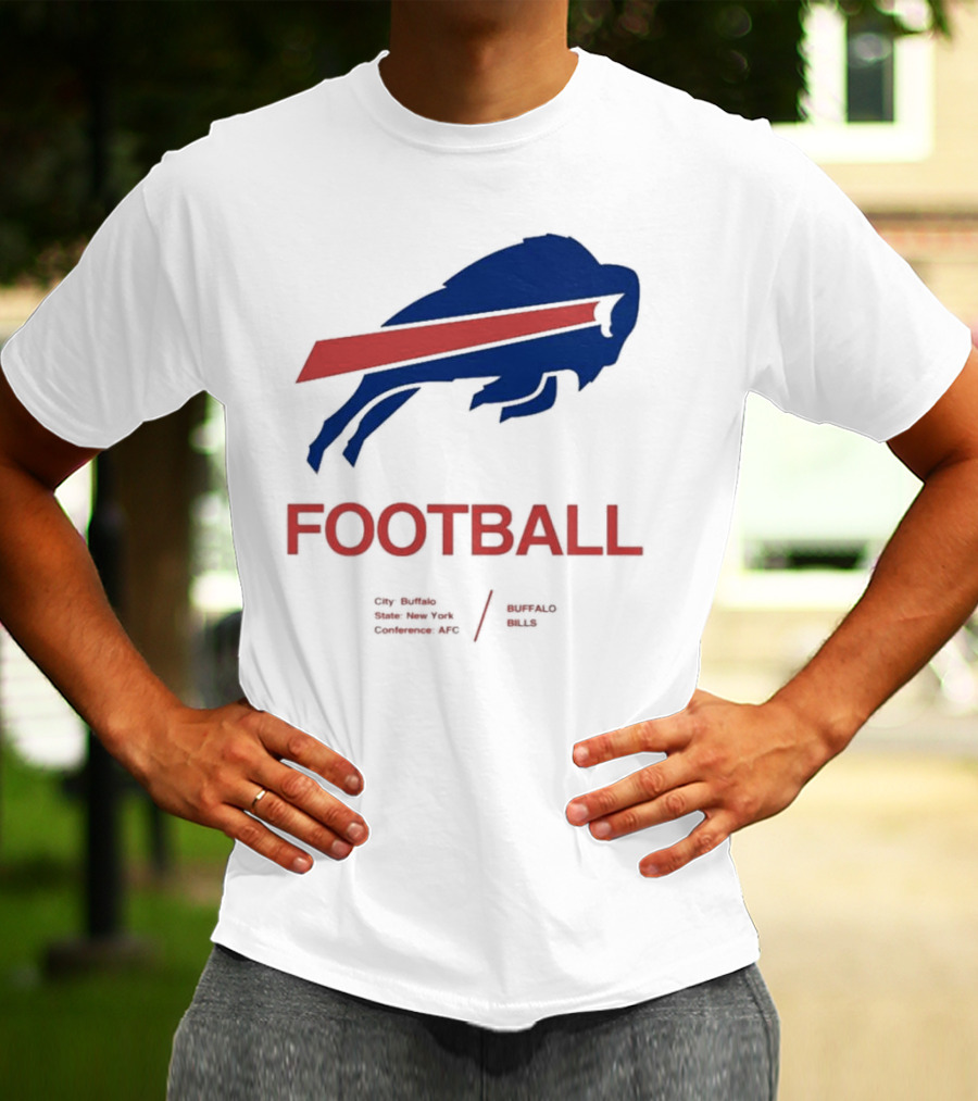 Buffalo Bills Football City Buffalo State New York Conference AFC T-Shirt