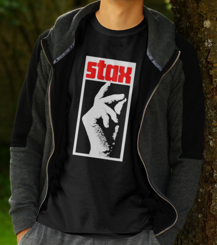 Stax Records Merch Classic Stax Snap Logo Hand T-Shirt
