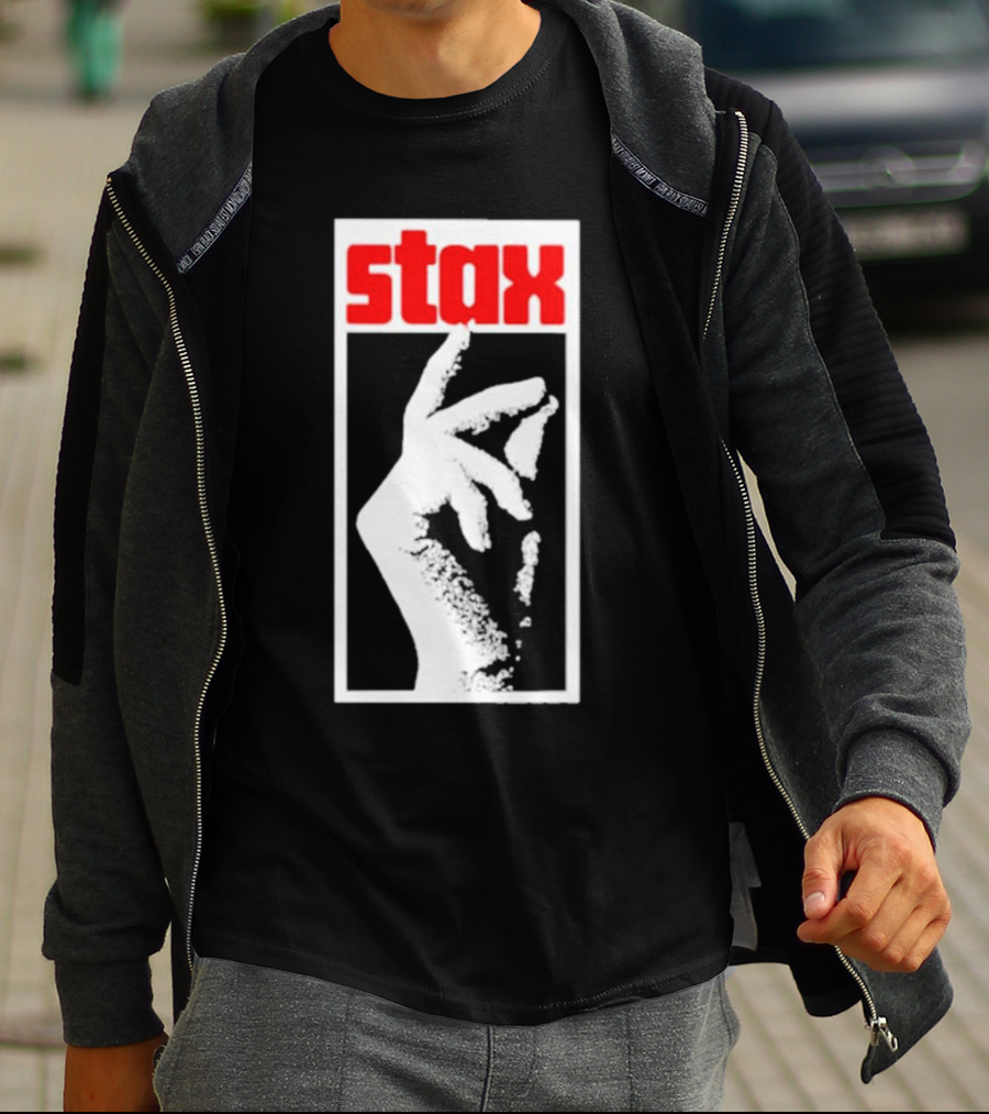 Stax Records Merch Classic Stax Snap Logo Hand T-Shirt