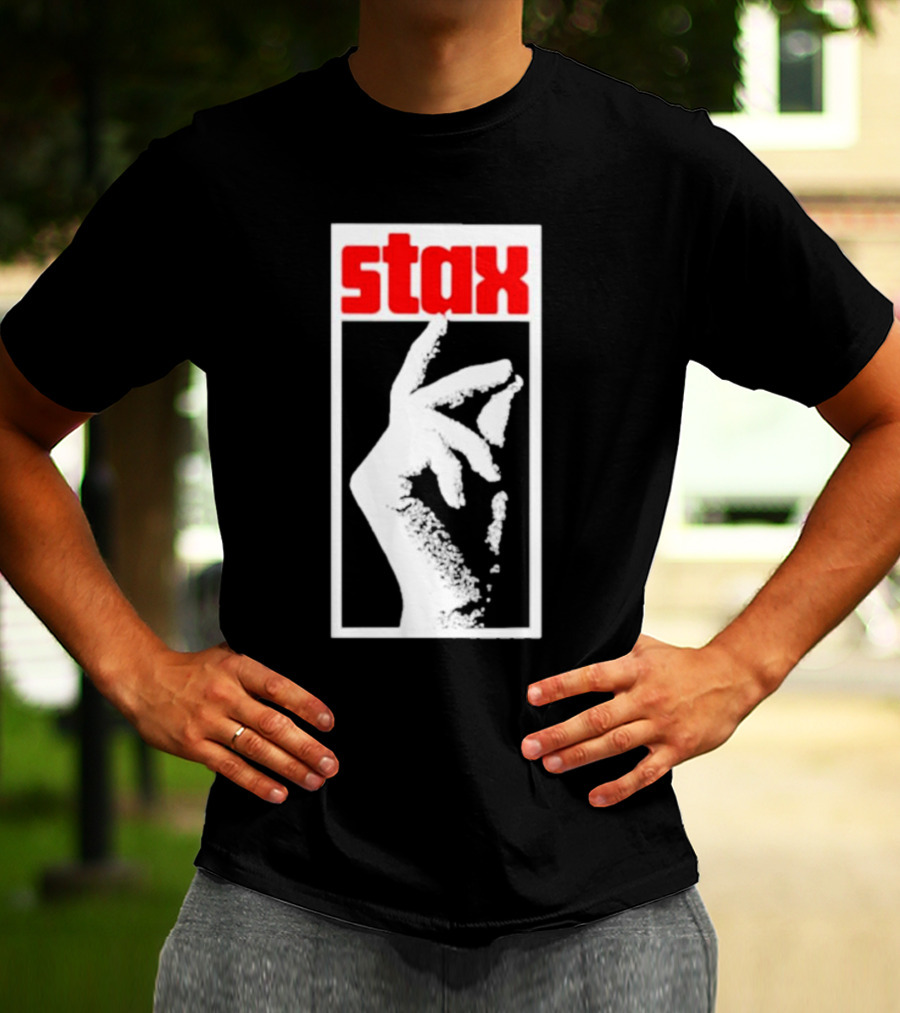 Stax Records Merch Classic Stax Snap Logo Hand T-Shirt