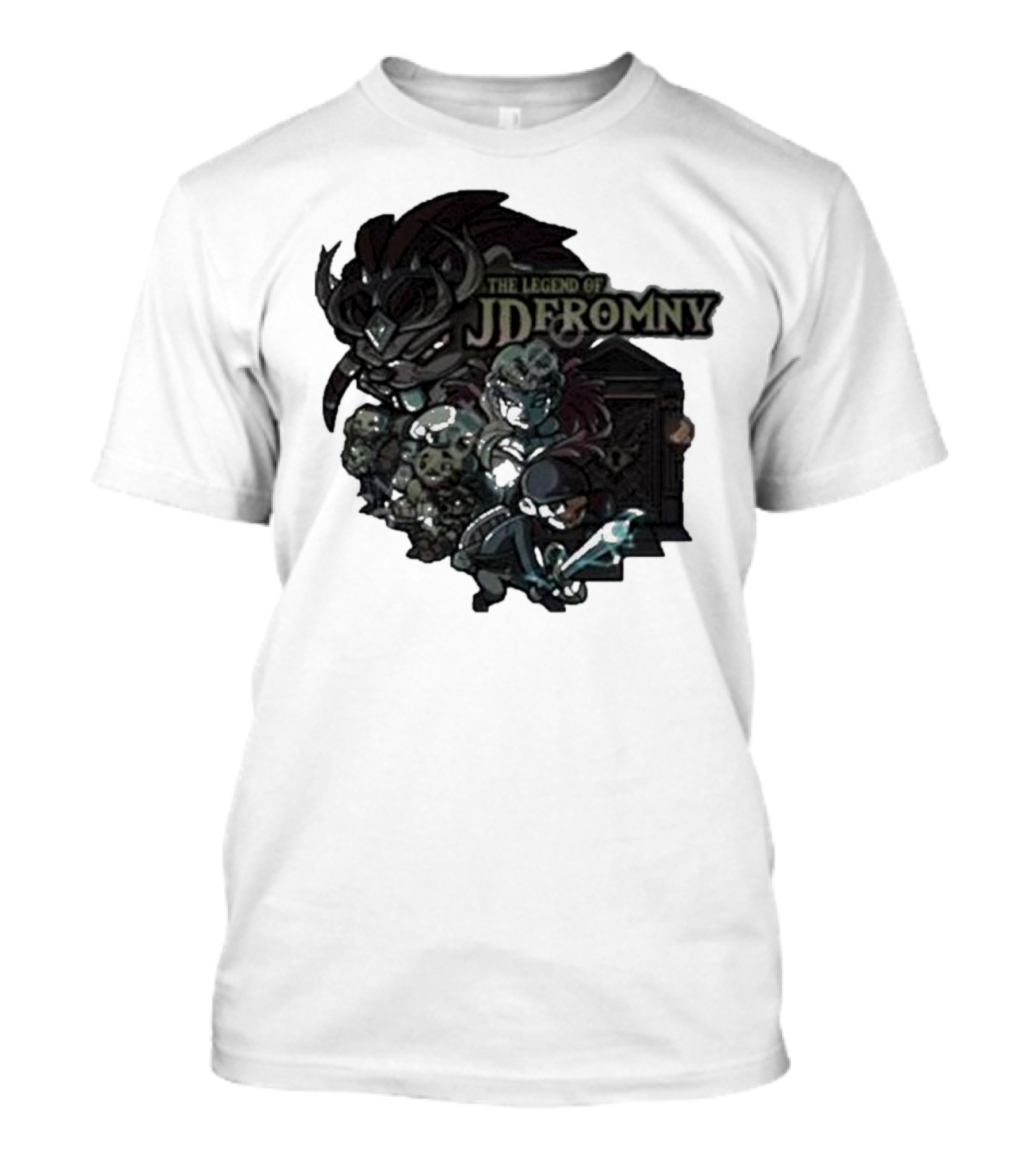The Legend Of Jdromny Dark Adventure Characters T-Shirt
