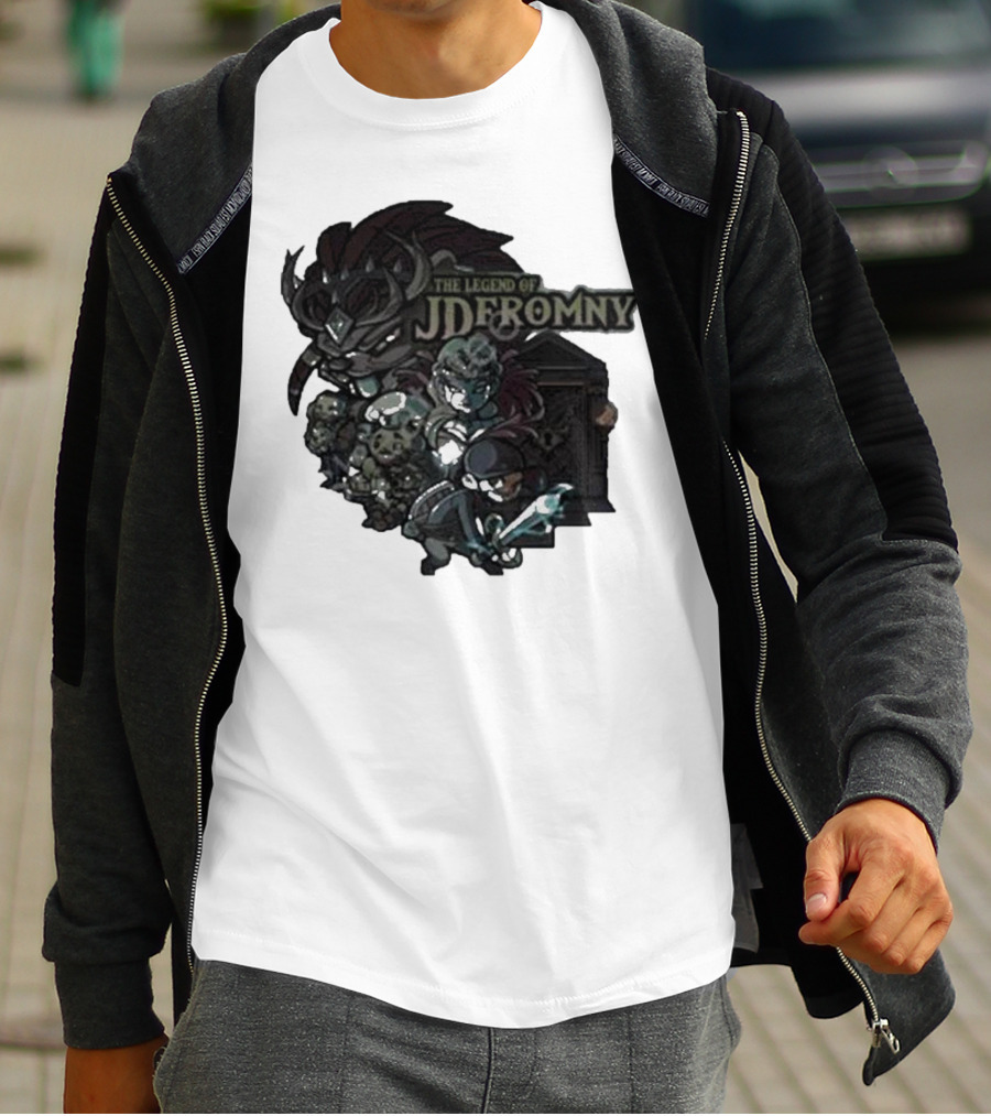 The Legend Of Jdromny Dark Adventure Characters T-Shirt