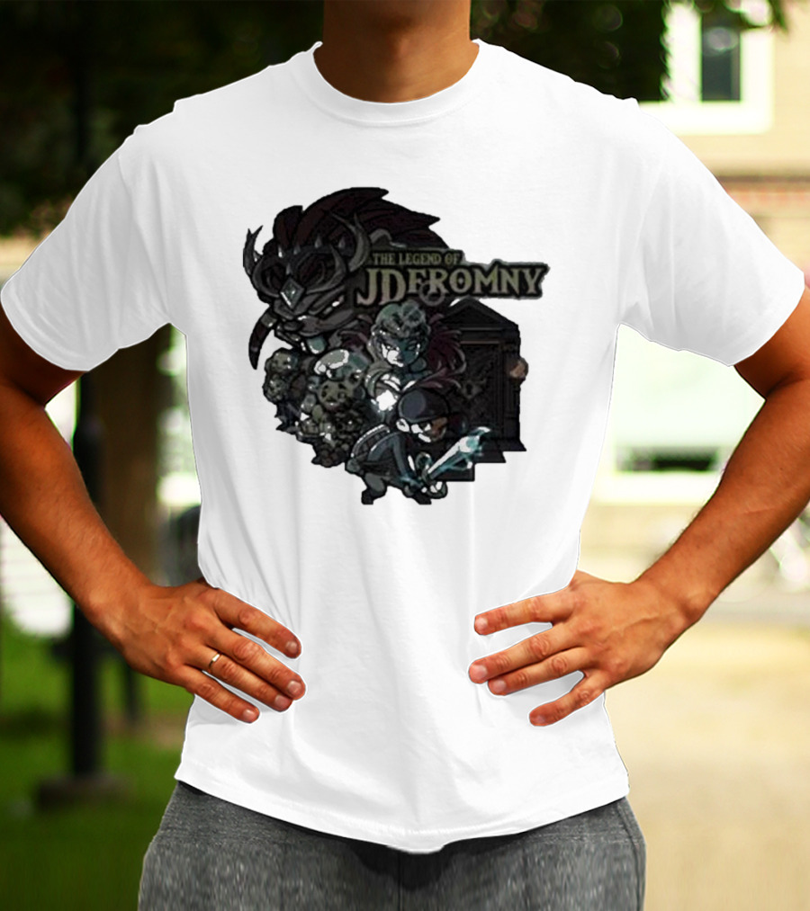 The Legend Of Jdromny Dark Adventure Characters T-Shirt