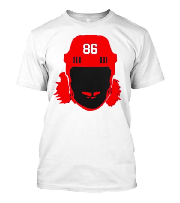 Spittin Chiclets Nj 86 Hockey Helmet T-Shirt