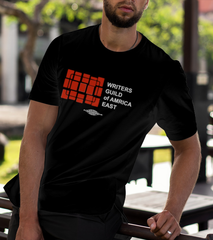 Writers Guild Of America East Red Square T-Shirt