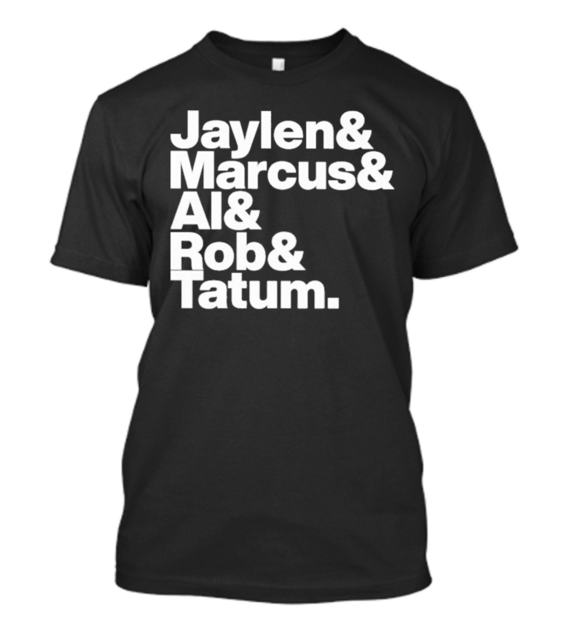 Jaylen Marcus Al Rob Tatum Boston Basketball Team Players T-Shirt