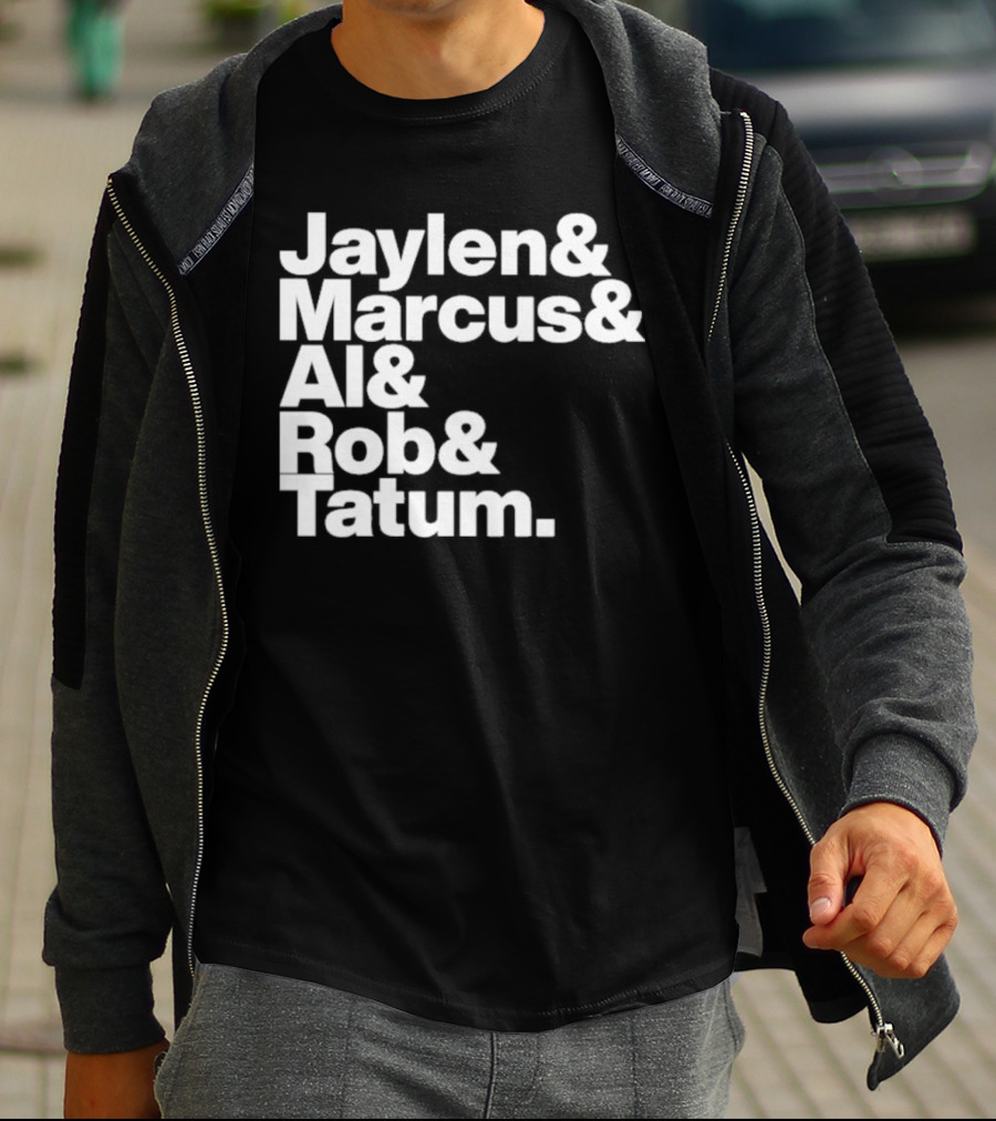 Jaylen Marcus Al Rob Tatum Boston Basketball Team Players T-Shirt