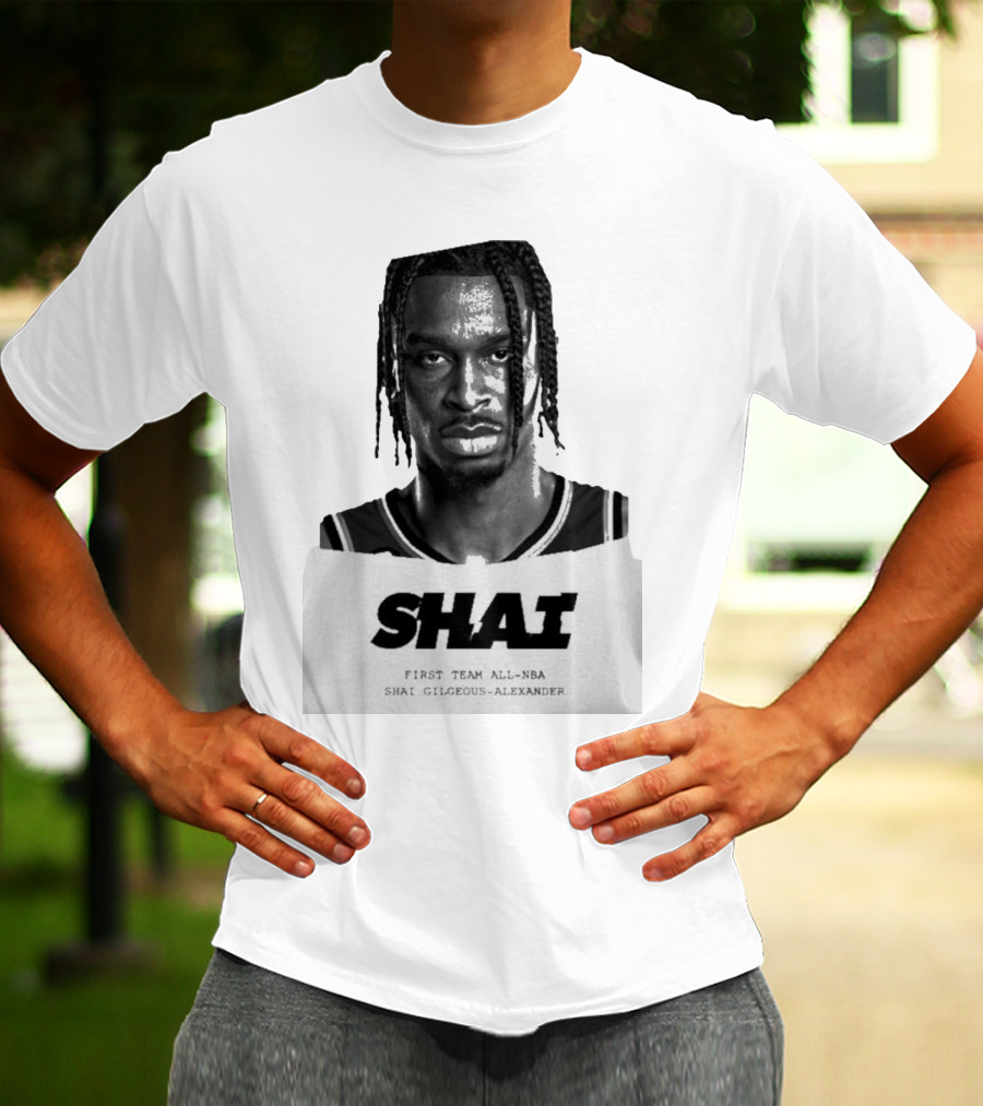 Sportscenter Shai First Team All-NBA Shai Gilgeous-Alexander T-Shirt