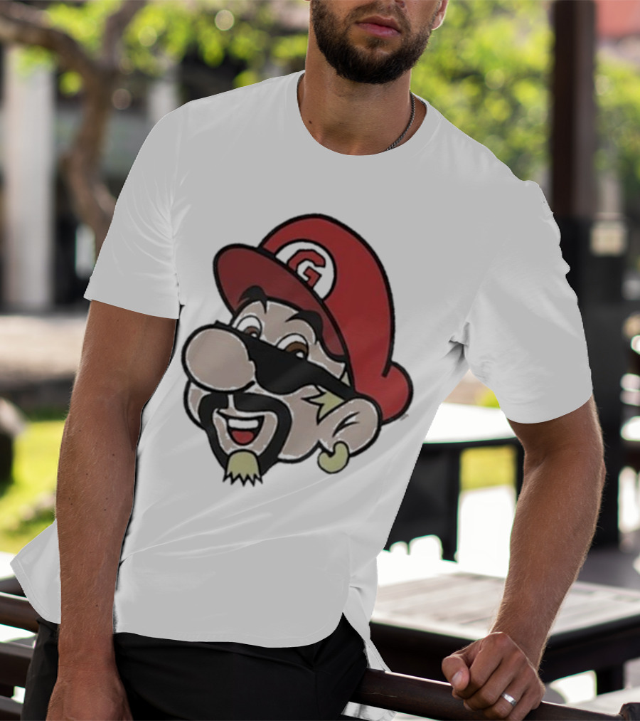Super Fierio G Mustache Cap T-Shirt