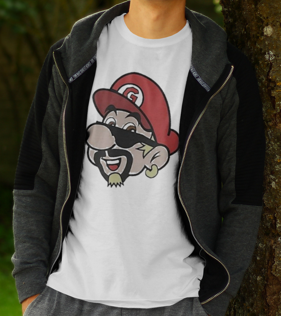 Super Fierio G Mustache Cap T-Shirt