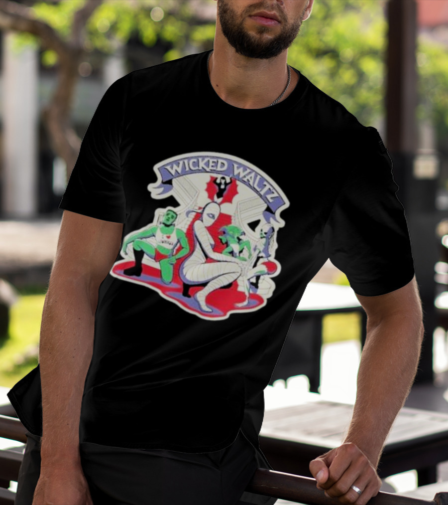 Wicked Waltz Lewberger Monster Characters On Red Carpet T-Shirt