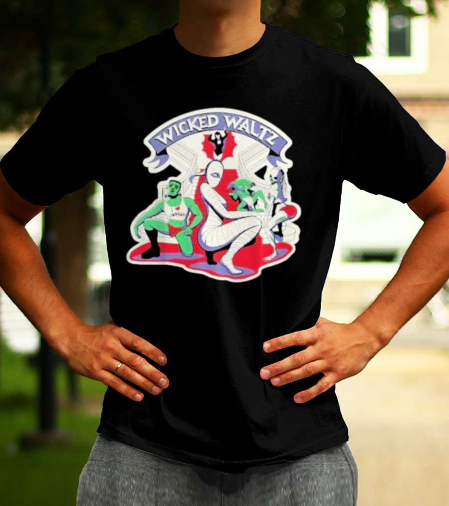 Wicked Waltz Lewberger Monster Characters On Red Carpet T-Shirt