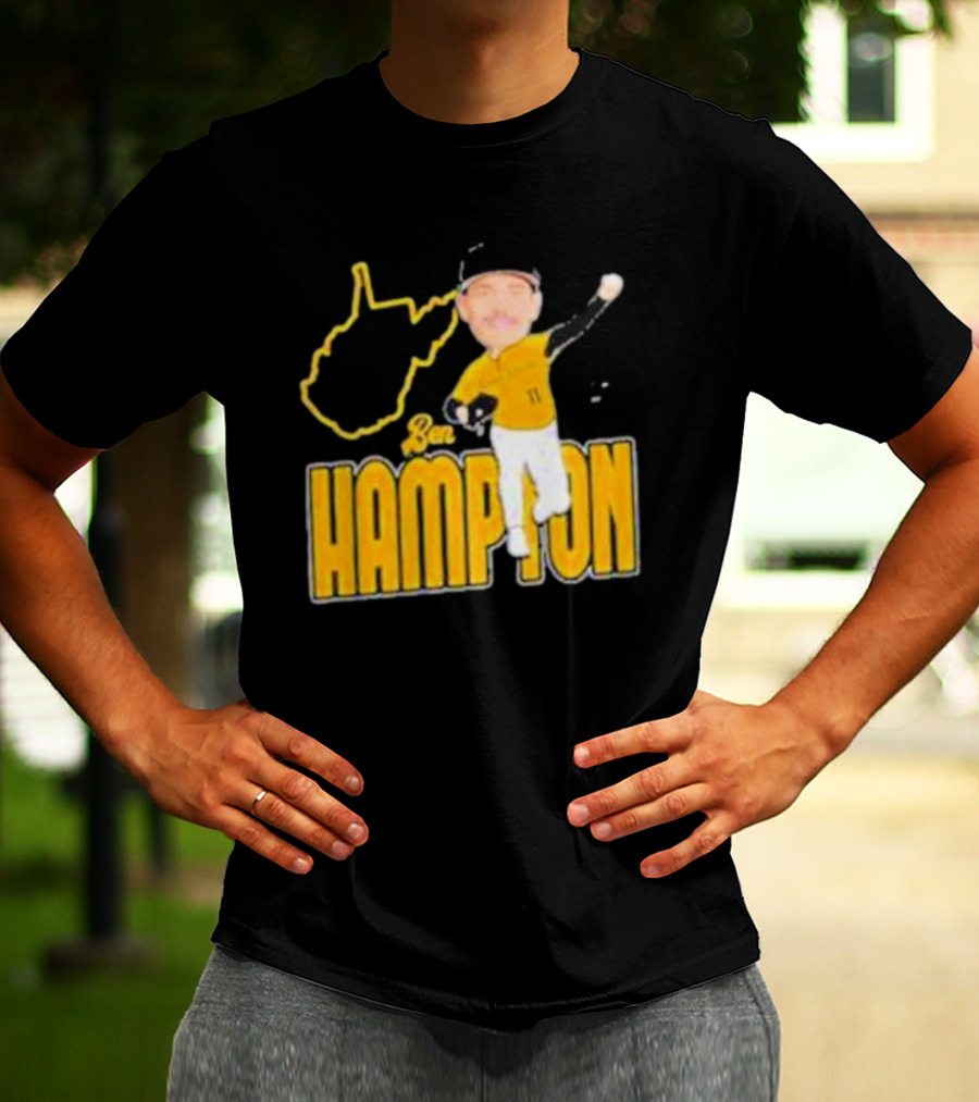 Ben Hampton West Virginia Baseball 11 Fan T-Shirt