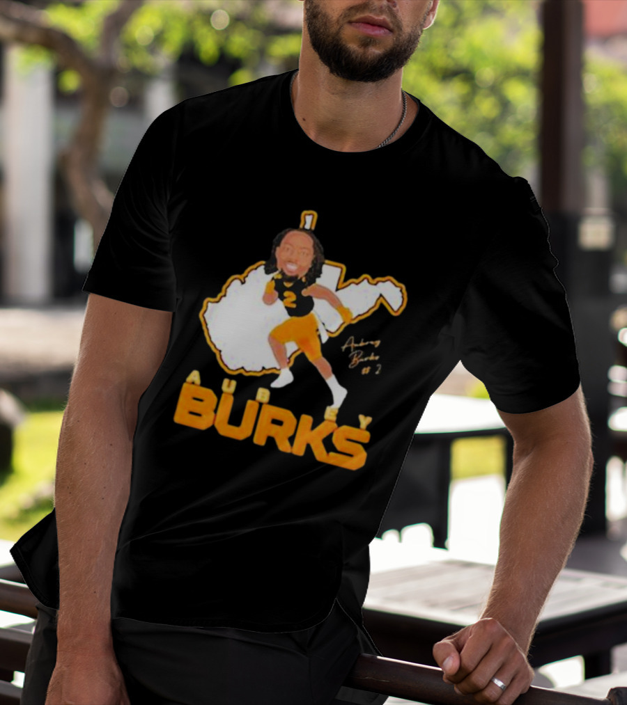 Aubrey Burks Fan 1 Football Player Art #2 T-Shirt
