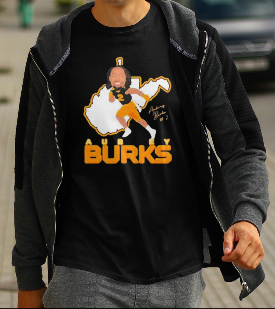 Aubrey Burks Fan 1 Football Player Art #2 T-Shirt