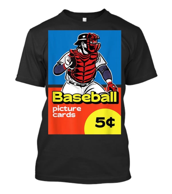 Baseball Picture Cards 5¢ Catcher T-Shirt