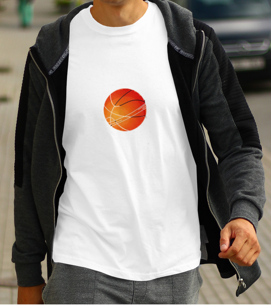 Basketball Lovers Basketball Player Galaxy Planet Basketball Space T-Shirt