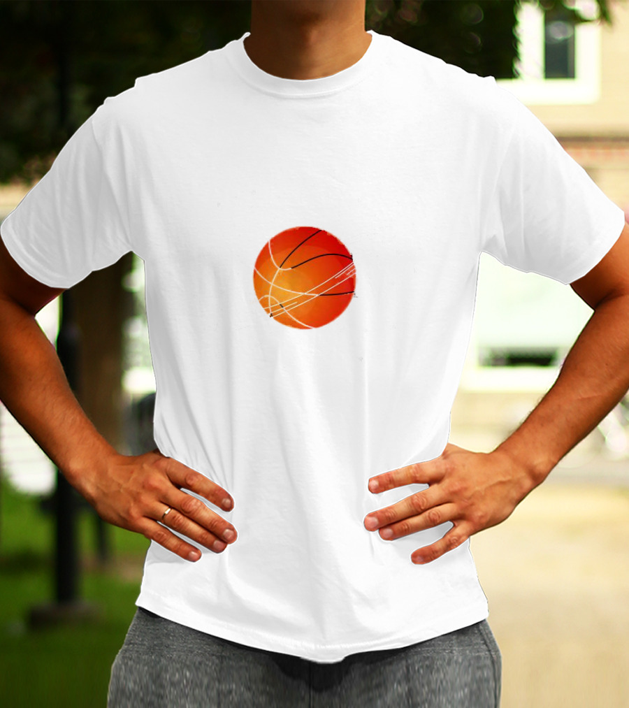 Basketball Lovers Basketball Player Galaxy Planet Basketball Space T-Shirt