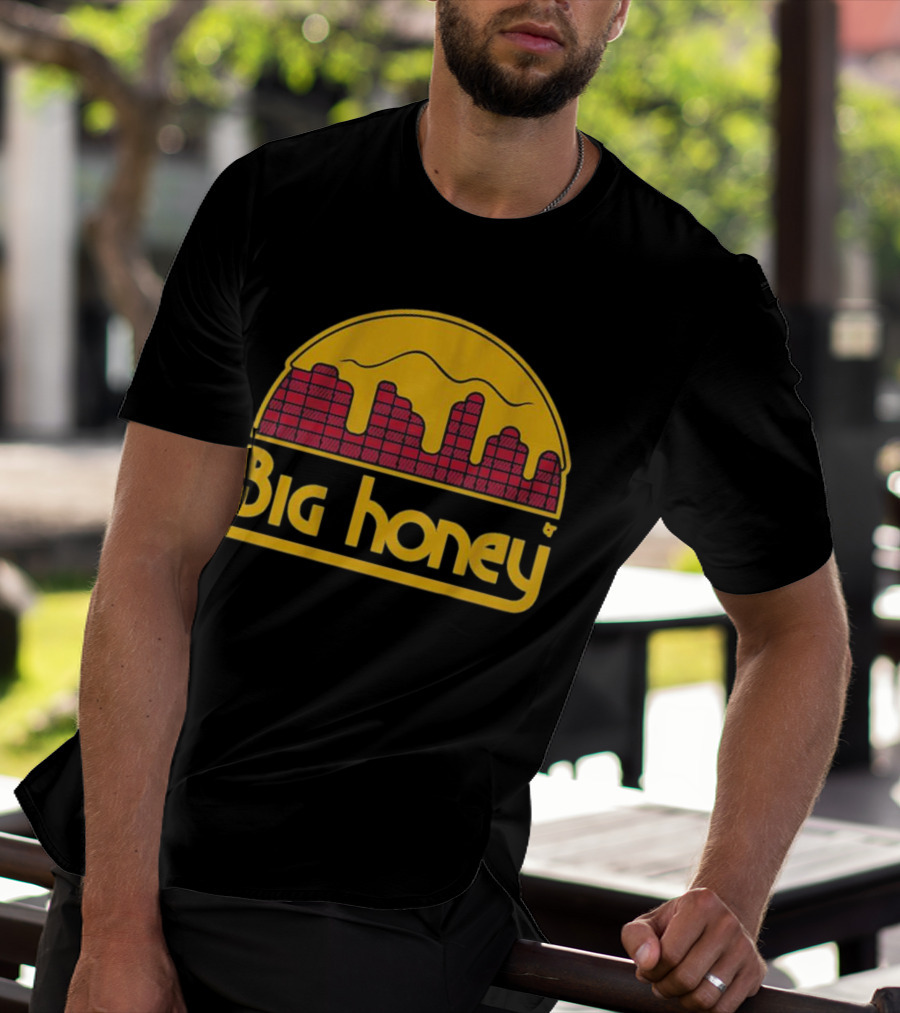 Big Honey Denver Skyline Honeycomb Nuggets Fan T-Shirt